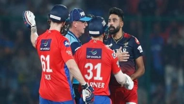 Sports News | IPL 2023: Verbal Exchange Between Mohammed Siraj-Phil Salt During RCB-DC Match