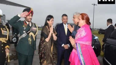 World News | Vice President Dhankhar Emplanes for Delhi After Attending King Charles III Coronation Ceremony