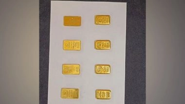 India News | West Bengal: BSF Seizes 8 Gold Biscuits Worth over 57 Lakhs on International Border, One Smuggler Held