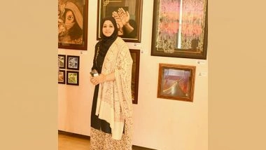 India News | Kashmir's Beauty Captured Through Mesmerizing Art: Shazia Basharat's Paintings Leave Visitors in Awe