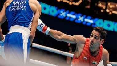 Sports News | IBA Men's Boxing C'ships: Deepak Stuns Olympic Medalist to Enter Pre-quarters, Hussamuddin Enters QFs