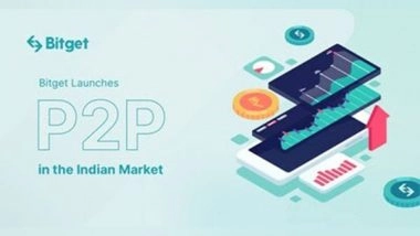 Business News | Bitget P2P Launches in India for Secure and Faster INR Transfers in the Region