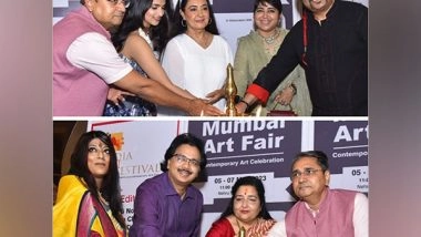 Business News | Mumbai Art Fair Showcases Over 1000 Artists Across India, Featuring Top Names Like Jaspinder Narula, Anuradha Paudwal, Anusha S. Iyer, and More