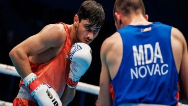 Sports News | IBA Men's Boxing C'ships: Sachin Siwach Moves into Pre-QFs, Naveen, Govind Suffer Losses