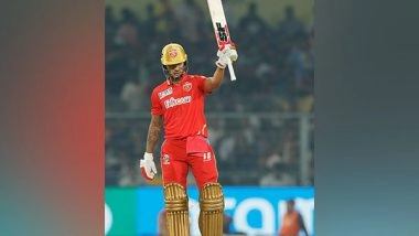 Sports News | IPL 2023: Fifty from Shikhar, Cameos by Shahrukh, Harpreet Take PBKS to 179/7 Against KKR