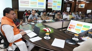 India News | Uttarakhand CM Dhami Inaugurates New Format of Chief Minister Helpline 1905 at Secretariat