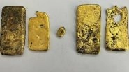 India News | Telangana: Directorate of Revenue Intelligence Seizes over 2 Kg Gold Worth Rs 1.3 Crore at Hyderabad Airport