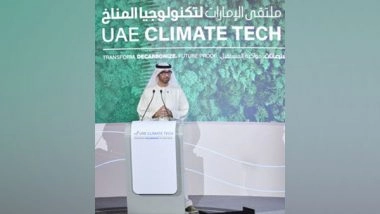 Business News | COP28 President-Designate Calls for Action to Transform, Decarbonize and Future-proof Economies at UAE Climate Tech