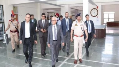 India News | J-K: Union Home Secretary Visits Police Headquarters in Srinagar