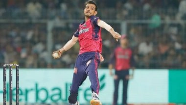 Sports News | IPL 2023: Yuzvendra Chahal's Fiery Spell Helps RR Restrict KKR to 149/8