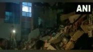 India News | Three Storeyed Building Collapses in Gujarat's Ahmedabad