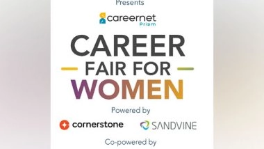 Business News | India's Biggest Virtual Career Fair for Women Returns: Careernet's 4th Edition Set to Take Place on May 13, 2023