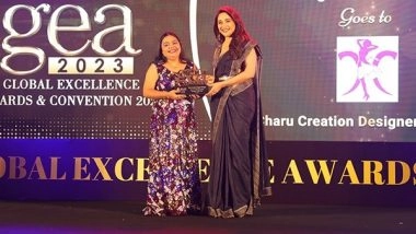 Business News | Charu Creation Designer Boutique Received the Award for the Most Promising Fashion Designer of the Year at GEA2023