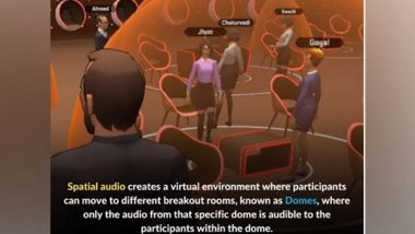 Business News | Edverse Widens Its Realm in Elevating Virtual Interactions with New Feature - 'Domes' for Enhanced Privacy and Realistic Audio