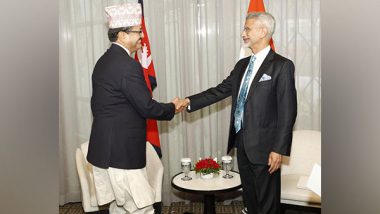 World News | Jaishankar Meets Nepal's Foreign Minister for First Time During Dhaka Visit