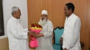 India News | AIUDF Supremo Maulana Badruddin Ajmal Meets Bihar CM Nitish Kumar, Discusses Alliance