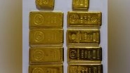 India News | Tamil Nadu: DRI Seizes 23.34 Kg of Smuggled Gold Worth Rs. 14.43 Cr