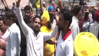 India News | Punjab: AAP Workers Burst Crackers as Party Leads in Jalandhar LS Bypoll