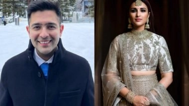 Entertainment News | Delhi CM Arvind Kejriwal, Punjab CM Bhagwant Mann, P Chidambaram Arrive for Raghav-Parineeti's Engagement