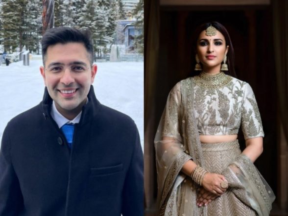 Entertainment News | Delhi CM Arvind Kejriwal, Punjab CM Bhagwant Mann, P Chidambaram Arrive for Raghav-Parineeti's Engagement - Vimarsana News