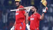 Sports News | IPL 2023: Prabhsimran Singh's Maiden IPL Century Helps Punjab Kings Post 167 Against Delhi Capitals