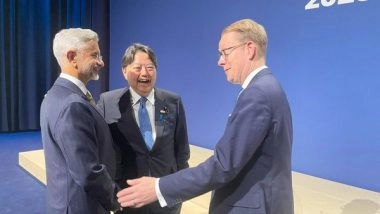 World News | EAM S Jaishankar Meets Counterparts from Indonesia, Singapore, Sweden and Japan