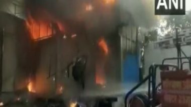 India News | Fire Breaks out in Wine Shop in Gurugram