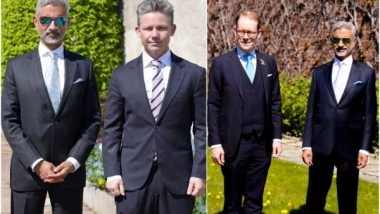 World News | Jaishankar Meets Sweden's Defence, Foreign Ministers During His Stockholm Trip