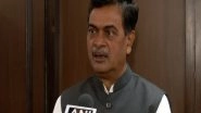 Business News | Group for Development of Electricity Market in India Submits Report to Minister RK Singh