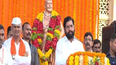 India News | Mumbai Coastal Road to Be Named After Chhatrapati Sambhaji Maharaj, Says Maharashtra CM Shinde