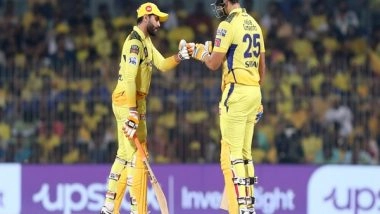 Sports News | IPL 2023: Shivam Dube's Unbeaten 48 Powers CSK to 144/6 Against KKR