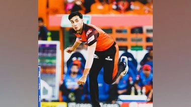 Sports News | SRH's Abhishek Sharma Becomes Sixth Player to Be Hit for Five Sixes in One over in IPL History