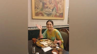 Entertainment News | Rakul Preet Drools over Super Tasty 'Gujarati Thali' in Ahmedabad