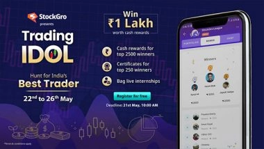 Business News | StockGro Hunts for India's Top Stock Market Trader, Launches Trading Idol