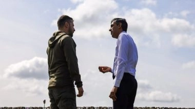 World News | UK PM Sunak Assures Support for Ukraine as Zelenskyy Arrives in Britain