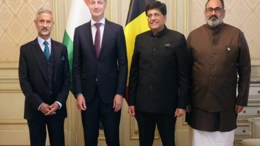 World News | Jaishankar Calls on Belgium PM; Discusses Growing Bilateral Cooperation on Trade, Technology