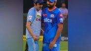 Sports News | Watch: Rohit Sharma, Gautam Gambhir All Smiles Ahead of LSG-MI Encounter
