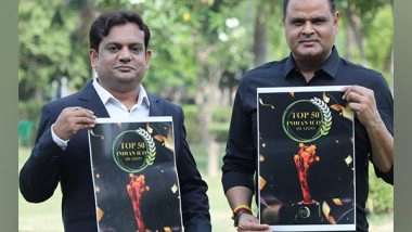 Business News | Dushyant Pratap Singh and Saurabh Garg Unveil Poster for Top 50 Indian Icon Awards