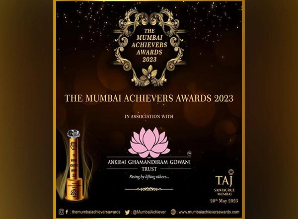 Business News | Ankibai Ghamandiram Gowani Trust, Founded by Nidarshana Gowani, Announced as Associate Sponsors For Mumbai Achievers Awards 2023, in Association with TBB-Thebigbang