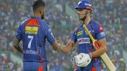 Sports News | IPL 2023: Stoinis' Unbeaten 89 Helps Lucknow Super Giants Beat Mumbai Indians by 5 Runs
