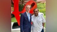 Business News | Great Meeting with Mukesh Ambani to Learn About Reliance's Innovations in Renewable Energy: US Ambassador to India