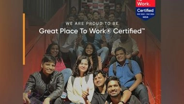 Business News | MediaTek in India is Now Great Place To Work Certified