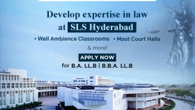 Business News | SLS Hyderabad's Centre for Specialisations: Choose from a Wide Range of Electives and Specializations to Pursue Your Interests and Goals in Law