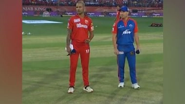 Sports News | IPL 2023: Punjab Kings Win Toss, Opt to Bowl Against Delhi Capitals