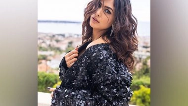 Entertainment News | Cannes 2023: Mrunal Thakur Oozes Glamour in Black Ensemble on Her Debut