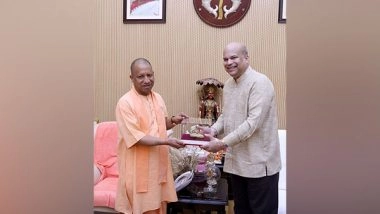 India News | Sri Lankan High Commissioner Meets UP CM Yogi Adityanath, Discusses Cementing Ties