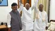 India News | Karnataka Govt Formation: Siddaramaiah, DK Shivakumar Arrive at Congress Chief Kharge's Residence