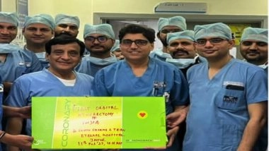 Business News | Eternal Hospital Performs Successful Angioplasty with Orbital Atherectomy Technique for Calcified Blockage in Heart