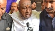 India News | Former PM HD Devegowda Offers Prayers at Sri Lakshmi Venkateshwara Temple on His 90th Birthday