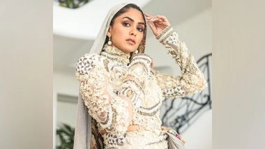 Entertainment News | Cannes 2023: Mrunal Thakur's 'hooded' Couture is All About Glamour